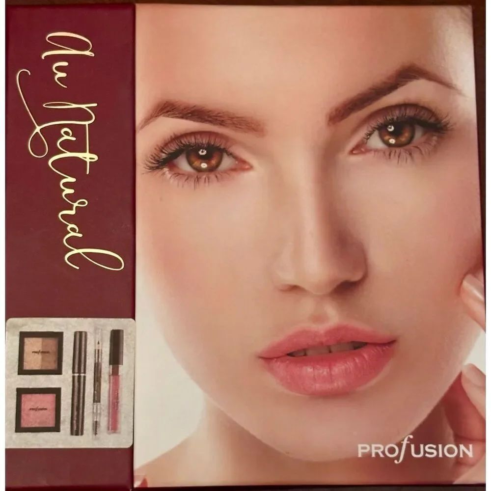 PROFUSION COSMETICS - NWT "Au Natural" 5-Piece Complete Makeup Palette Kit
